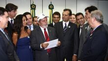 Comitiva da Acrissul em encontro com Presidente Lula, em Brasilia (18.02)