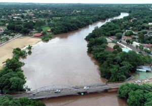 Aviso de emergência é emitido devido à elevação dos níveis dos rios Taquari e Aquidauana