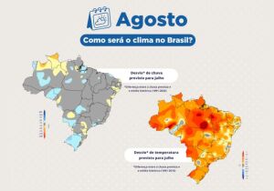 Agosto terá temperaturas acima da média no Brasil e chuva no RS