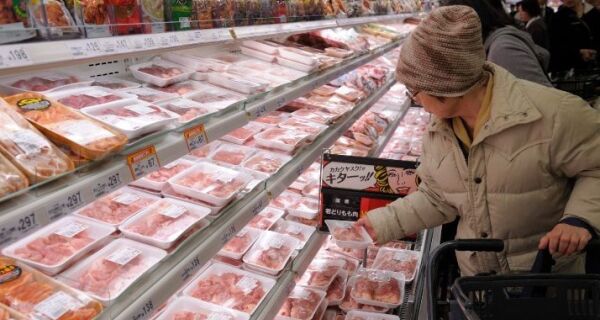 Japão: importações de carne alcançam maior volume mensal dos últimos anos