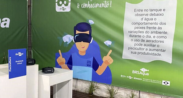 Piscicultura será apresentada em realidade virtual na Tecnofam em Dourados