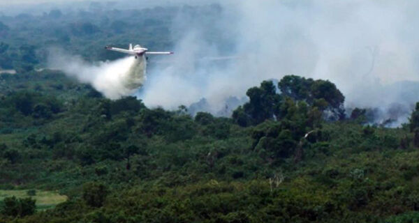 Com incêndio extinto no Pantanal, bombeiros fazem monitoramento na Serra do Amolar