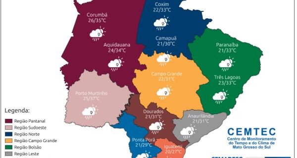 Chuva volta ao Estado no fim de semana e pode vir com tempestade e granizo