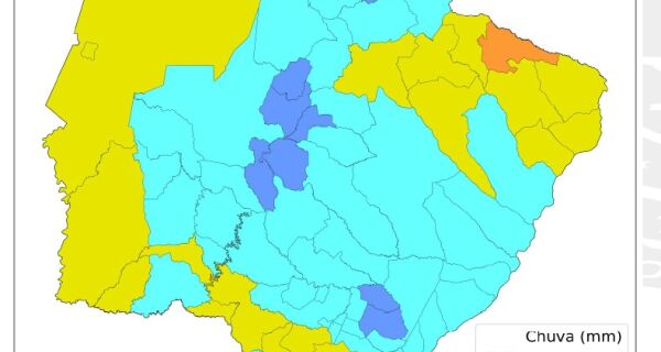 Com chuvas irregulares, dezembro teve metade de MS abaixo e outra metade acima da média histórica