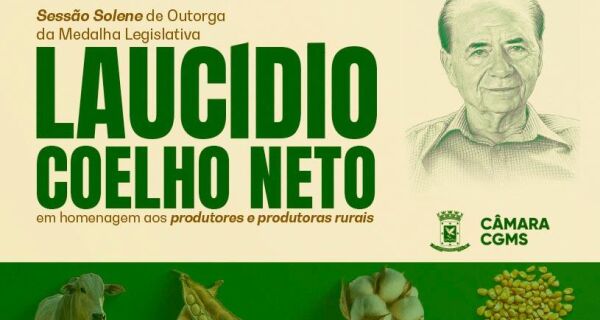Produtores rurais serão homenageados em solenidade na Câmara