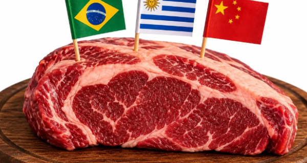 Cota do Uruguai pode abrir espaço para mais 80 mil toneladas de carne brasileira na China