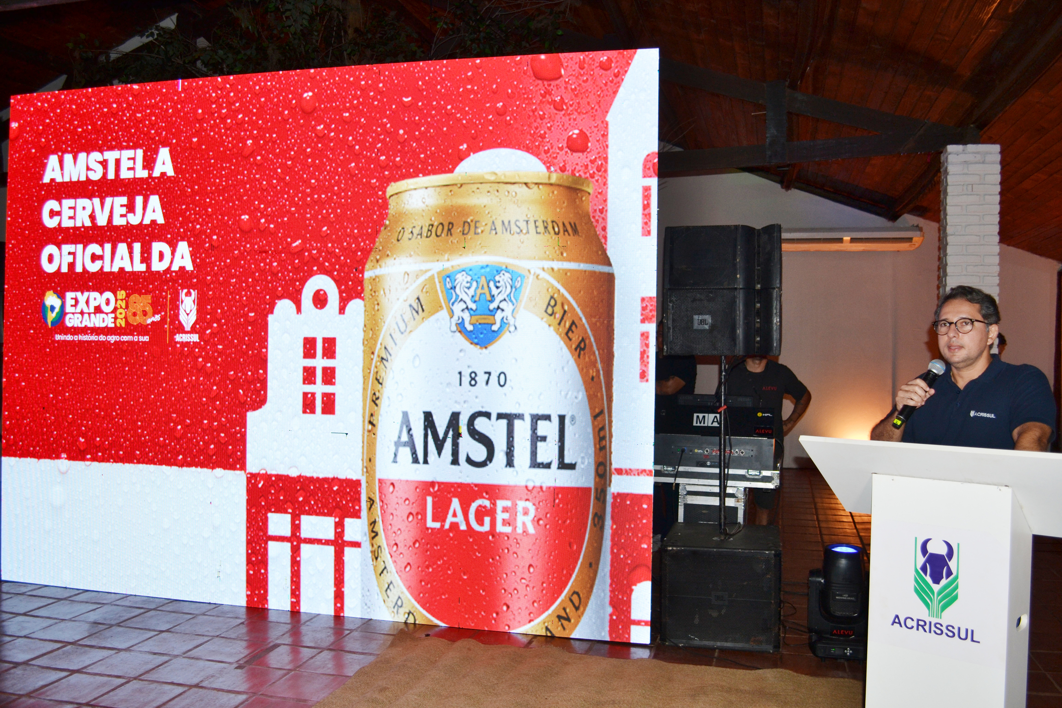 Amstel será a cerveja oficial da Expogrande 2025 